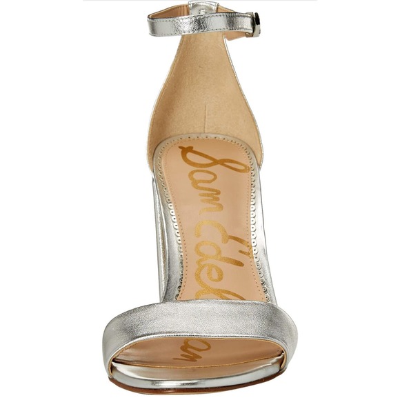 Sam Edelman Yaro Silver Sandal, Women's, Size 10 High Heels MSRP$100 - Picture 2 of 8